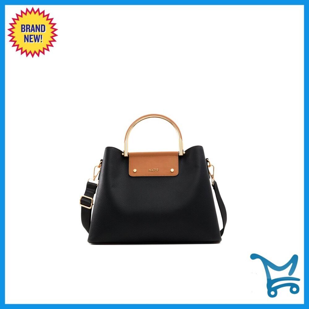 Roomy Synthetic Satchel Bag with 3 Compartments, Day to Night